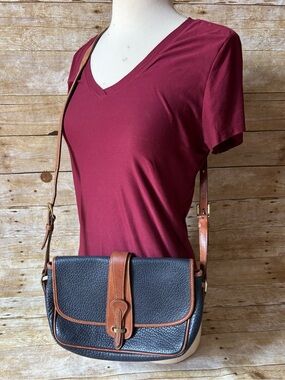 Vintage Dooney & Bourke Equestrian All Weather Leather
